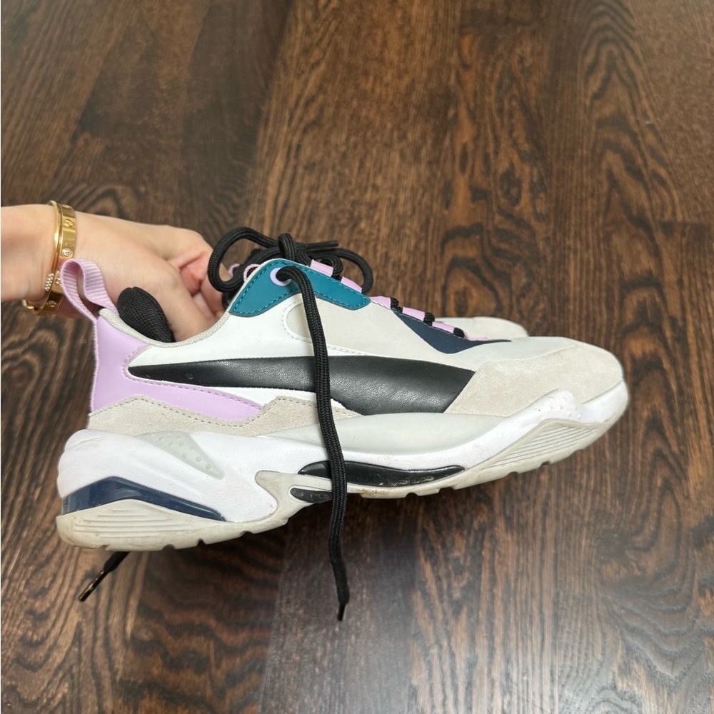 Puma Thunder Rive Gauche Womens
Synthetic Lace Up Trainers 369452 01 - Picture 6 of 16